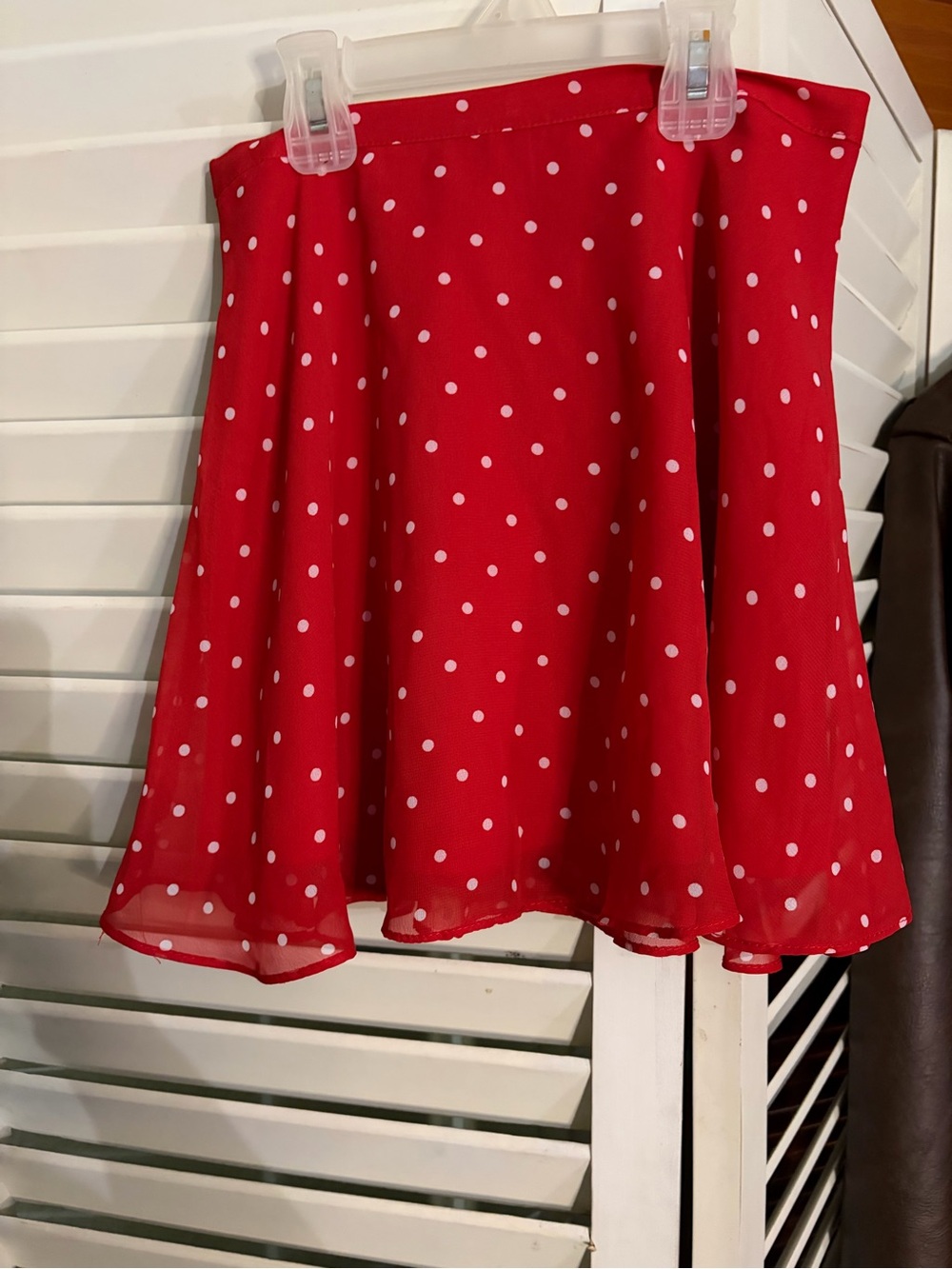 NWOT Cat & Jack Red Polka Dot Skirt